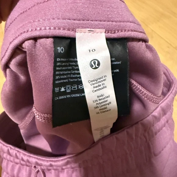 Lululemon Softstreme High-Rise Straight Leg Cropped Pant in Velvet Dust Size 10 - Picture 7 of 16